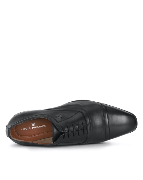 Buy Louis Philippe Derby Formal Shoes For Men ( BLACK ) Online at