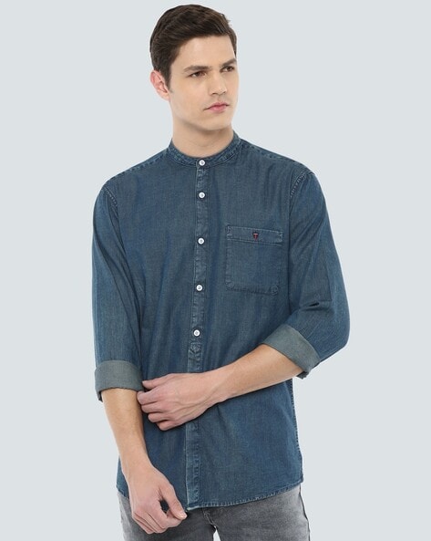 Buy Blue Shirts for Men by LOUIS PHILIPPE Online