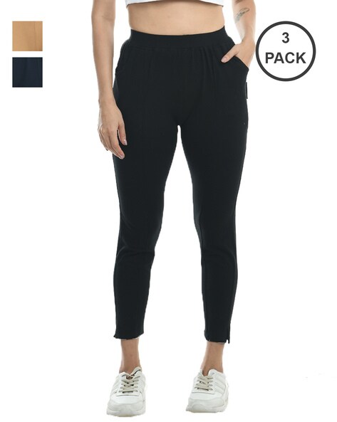 Solid Ankle Length Pant 