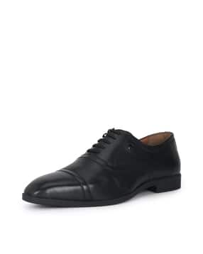 Lace-Up Oxfords with Embossed Logo-image-23