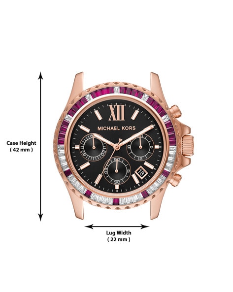 Buy Michael Kors MK6972 Water-Resistant Chronograph Watch | Rose Gold-Toned  Color Women | AJIO LUXE