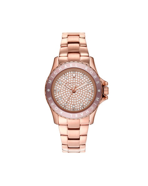 Buy Michael Kors MK6956 Water-Resistant Analogue Watch | Rose Gold-Toned  Color Women | AJIO LUXE