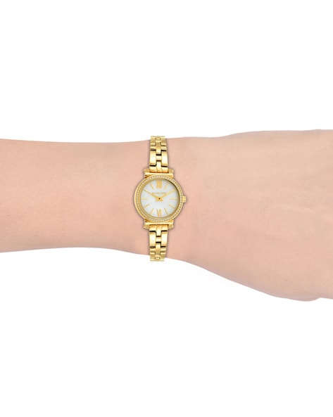 Buy Michael Kors MK3834 Sofie Analogue Watch | Gold-Toned Color