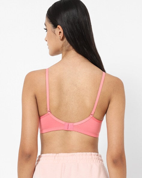 Buy Zivame Low Rise Zero Coverage Thong - Ibis Rose - Pink online