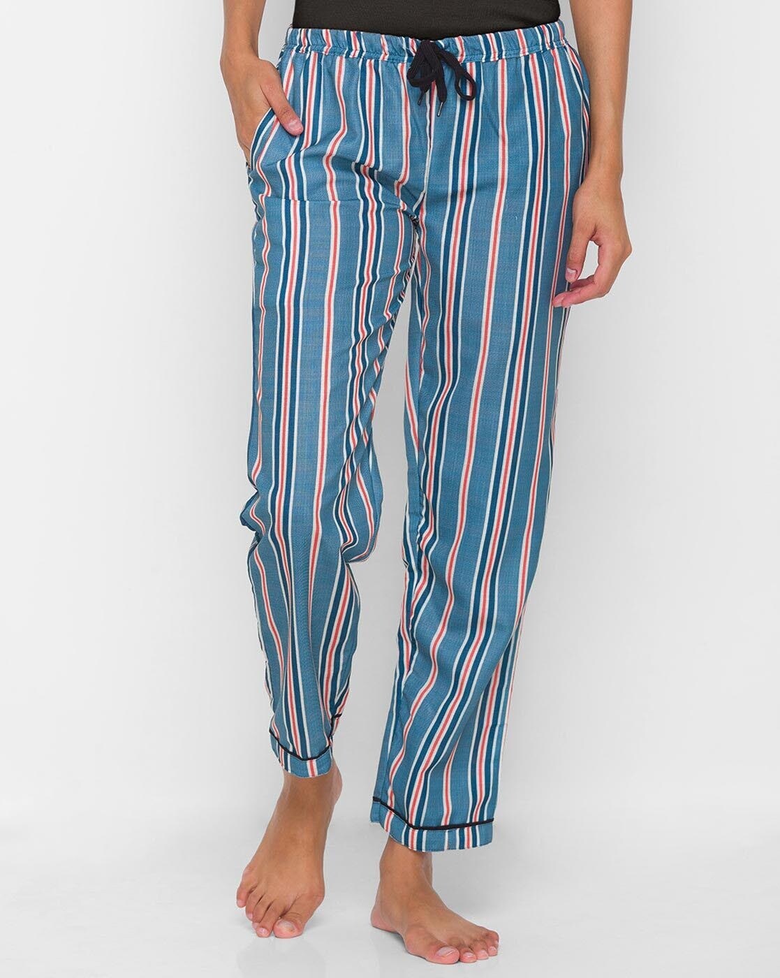 Striped pajama pants - Women