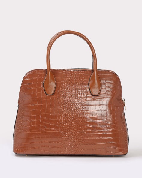 Croc embossed outlet handbags