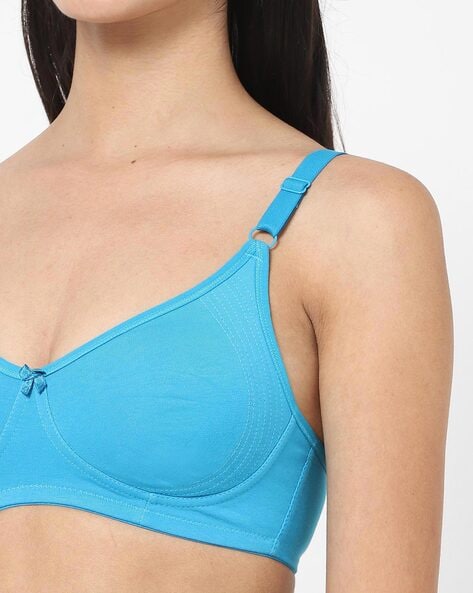 Silk Bra Strapless Brad Sports Bra Thin Straps Bras Women 36Gg Sets Women  Backless Nipplecover Padded Wireless Bra Adh Blue : : Fashion