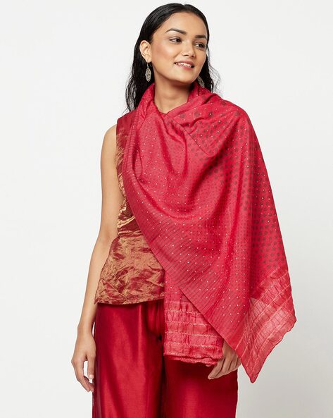 Printed Woven Stole Price in India