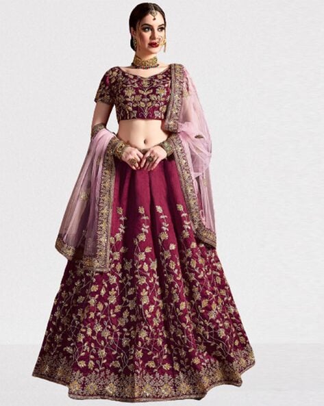 zeelpin floral lehenga