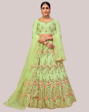 zeelpin floral lehenga