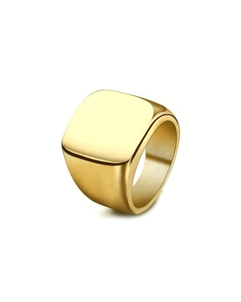 Modern gold Dree 5 men's ring with brown diamond|Design yourself
