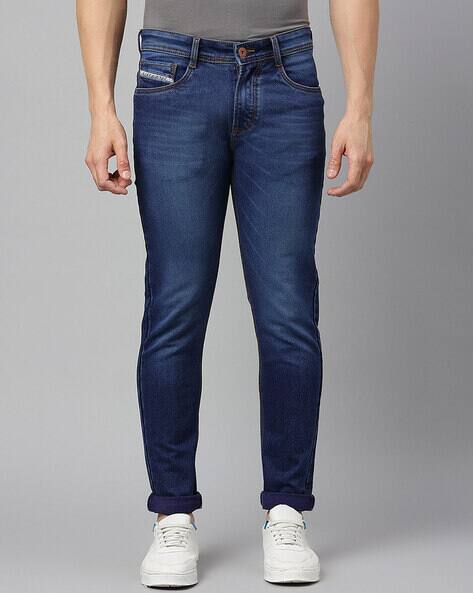Buy Navy Blue Jeans for Men by Code 61 