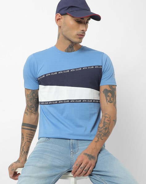 Buy Blue Tshirts for Men by DNMX Online