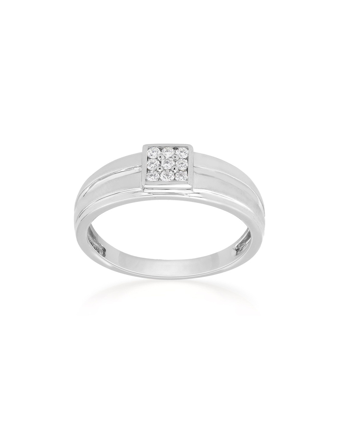 Mens Modern 950 Platinum 4.0 Ct Princess Black Diamond Triangle Blue Diamond  Wedding Ring A1006M-PLATBLDBD | Art Masters Jewelry