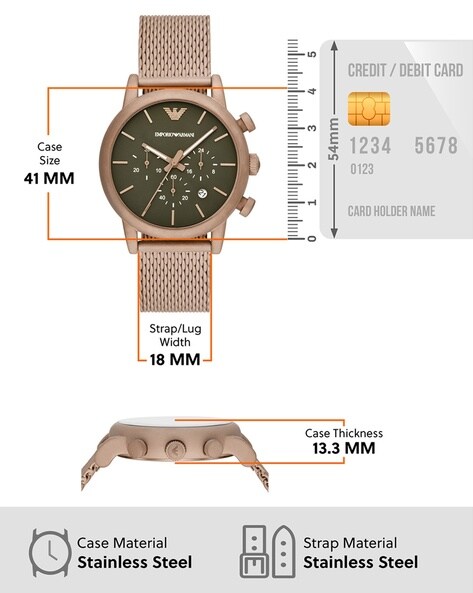 AR11428 Water-Resistance Chronograph Watch