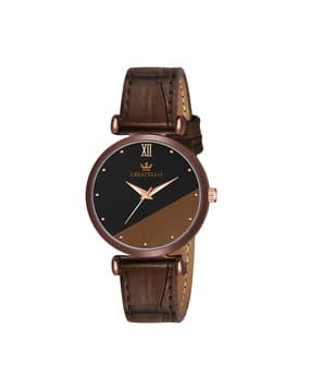 crestello Women CR-BW108-BRWN Analogue Watch with Leather Strap-picture-15