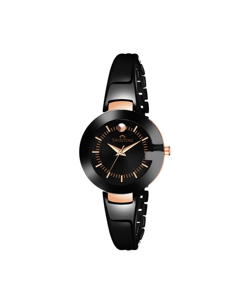 Buy online Swisstone Slim111-silver Ultra Slim Black Leather Strap Analog  Wrist Watch For Men/boys from Watches for Men by Swisstone for ₹539 at 75%  off | 2024 Limeroad.com
