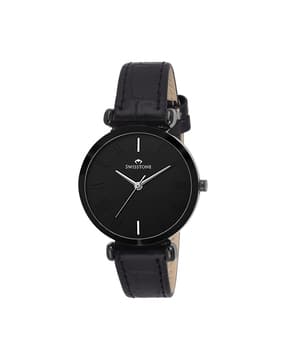 swisstone Women CK312-BLACK Analogue Watch with Leather Strap-picture-36