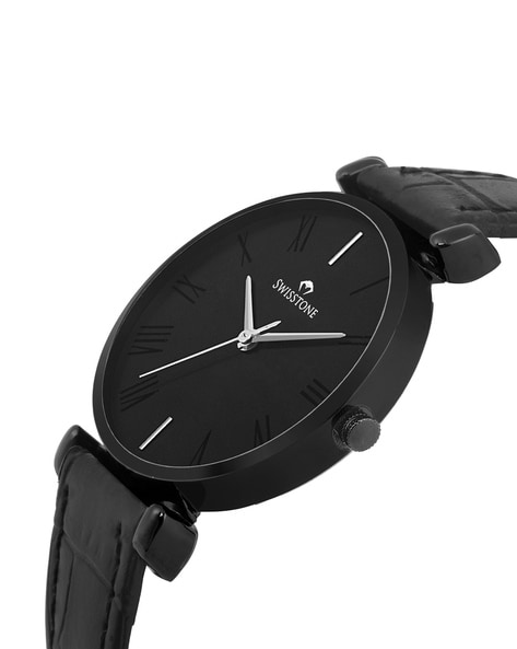 Analog black outlet watch