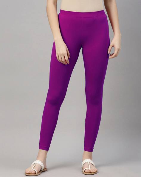 Magenta Leggings for Women by Kryptic 