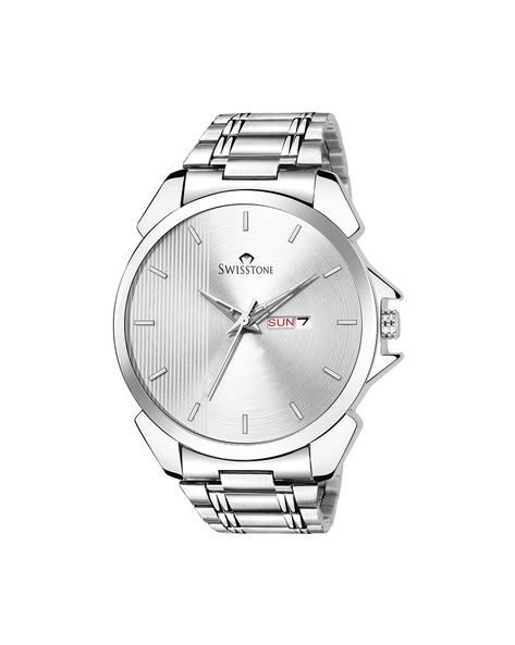 Buy Silver-Toned Watches for Men by Swisstone Online | Ajio.com
