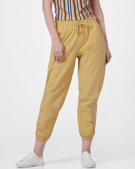 Mustard joggers online womens