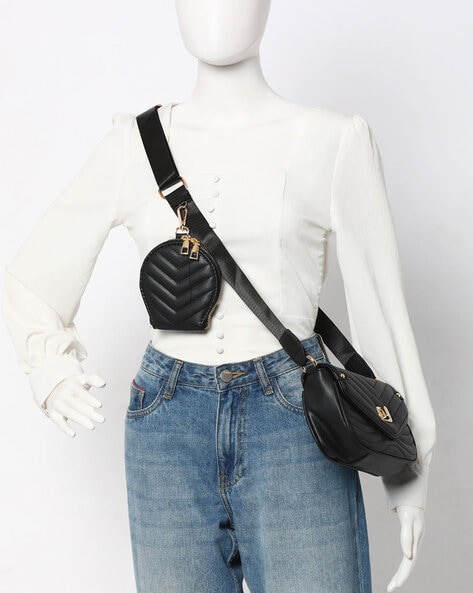 Shoulder bag and pouch - Black - Ladies | H&M IN