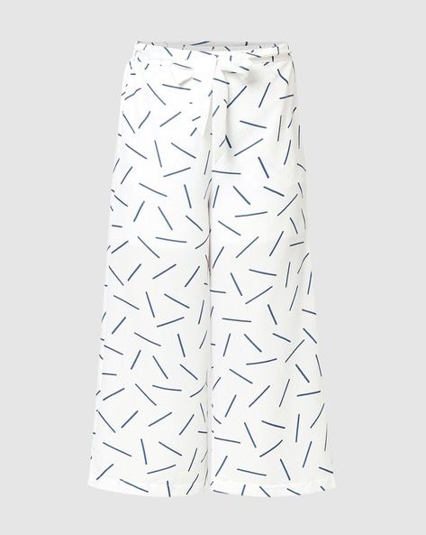 PALAZZO TROUSERS - Oyster-white | ZARA New Zealand