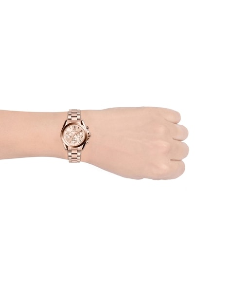 Michael Kors Womens Mini Bradshaw TwoTone Chronograph Watch MK5912   Walmartcom