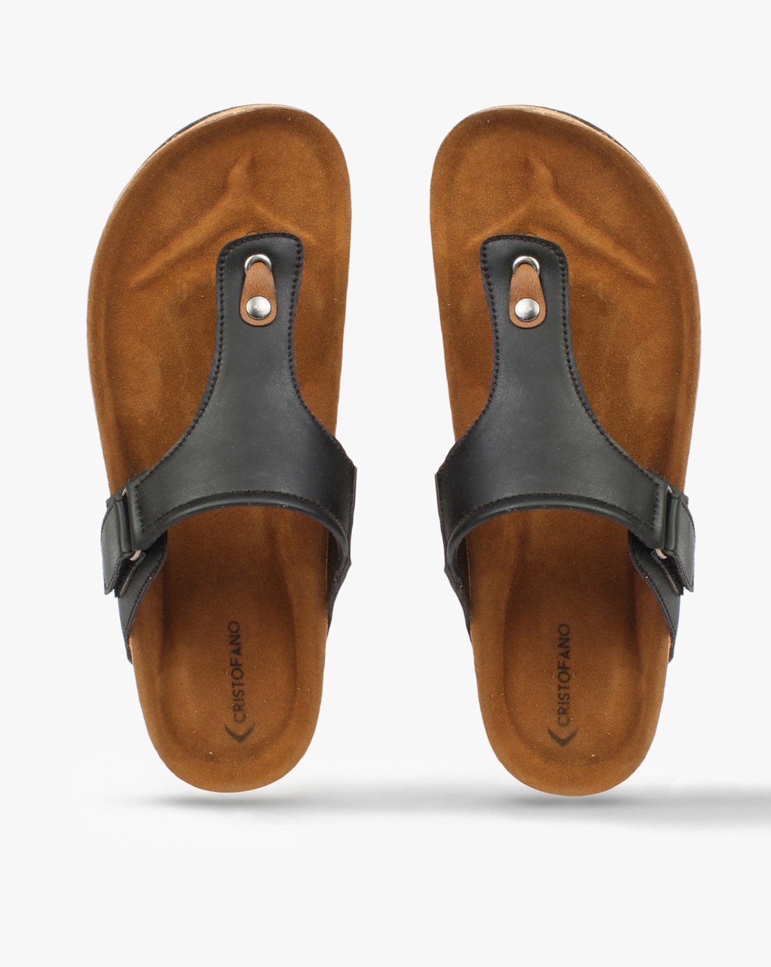 Buy Black Sandals for Men by CRISTOFANO Online Ajio