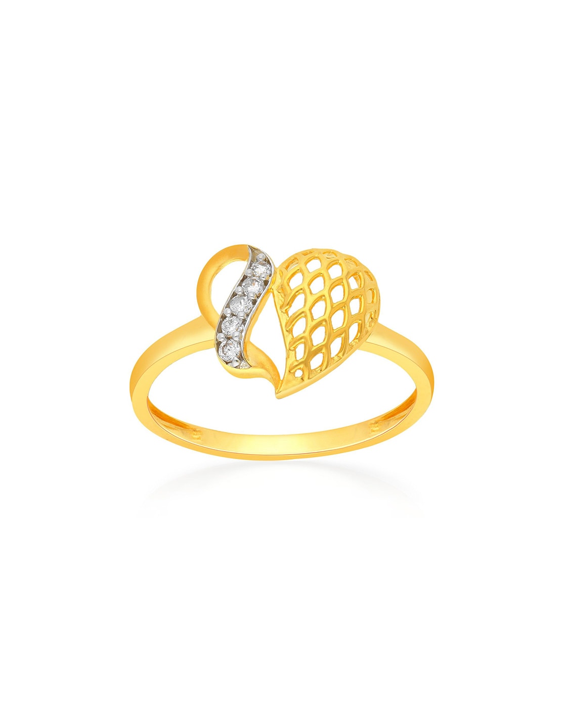 ROF102-0.18 Ct rose diamond floral engagement ring - Olivacom