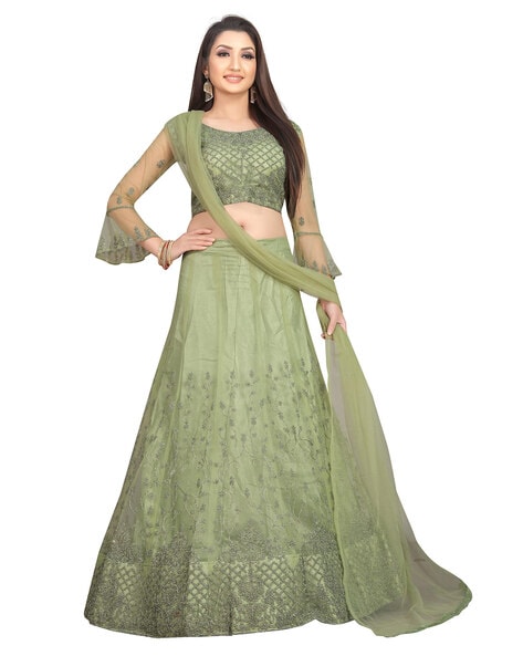 Pista Green Lehenga || 2021 New Lehenga Designs || 2021 Latest Lehenga  Designs || 2021 - YouTube