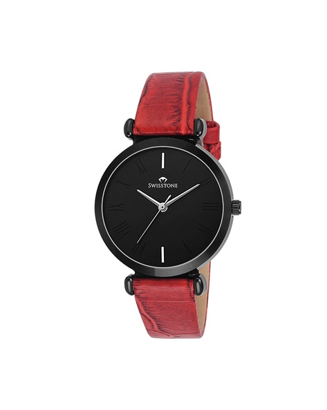 Women's Easy to Read Watch T-Bar with Leather Strap - Peugeot Watches