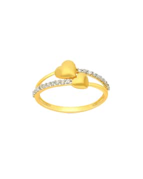 malabar gold & diamonds Yellow Gold Stone-Studded Ring-picture-45