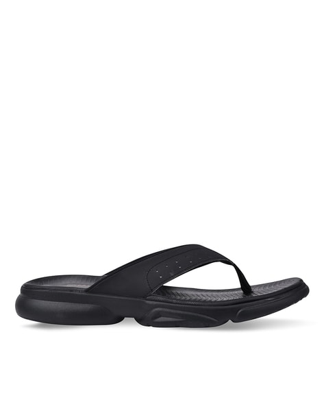 Thong-Strap Flip Flops with Perforations