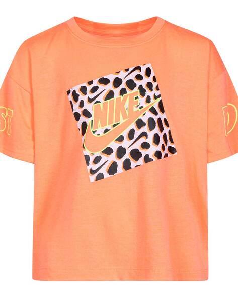 Buy Peach Tshirts for Girls by NIKE 