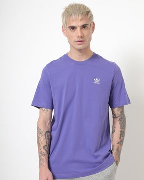 lilac adidas t shirt mens