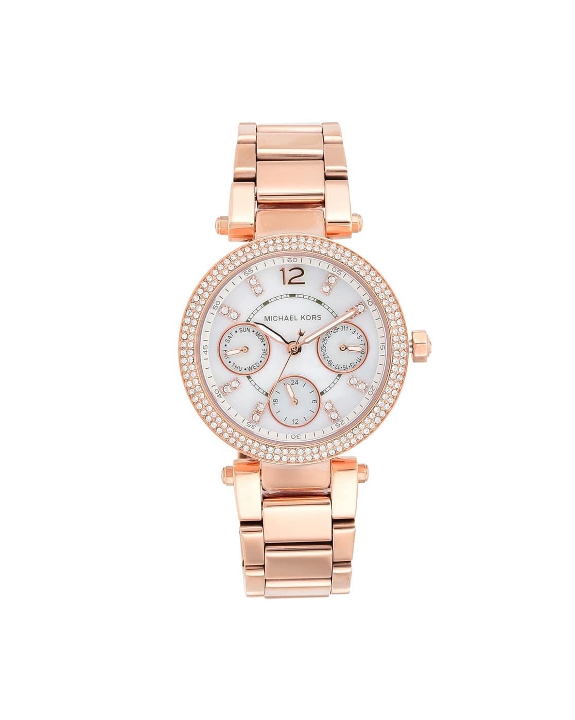 Parker 35 mm Case Rose Gold Stainless Steel Watch MK5616 Michael Kors Mini Parker MK5616 Women main image 4