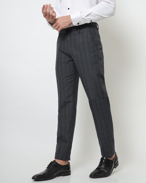 Buy Mark Lewis Slim Fit PV DarkGrey Formal Trouser For Men Online at Best  Prices in India - JioMart.