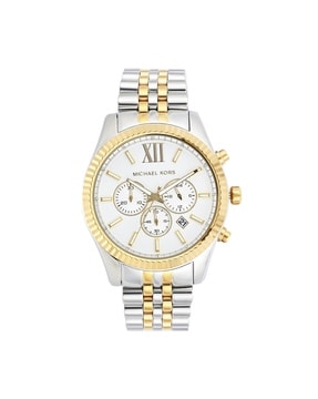 Michael Kors Runway Chronograph Quartz Gold Dial Ladies Watch MK7323