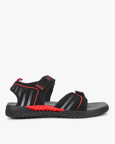 ZUVIC Men's Sandals (Red Black, Numeric_10) : Amazon.in: Fashion