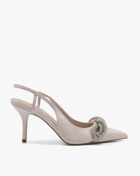 Buy Beige Heeled Shoes for Women by 
