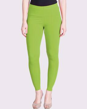Buy Parrot Green Leggings for Women by 