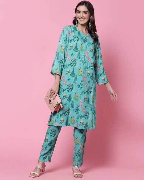 Biba sea green suit sale