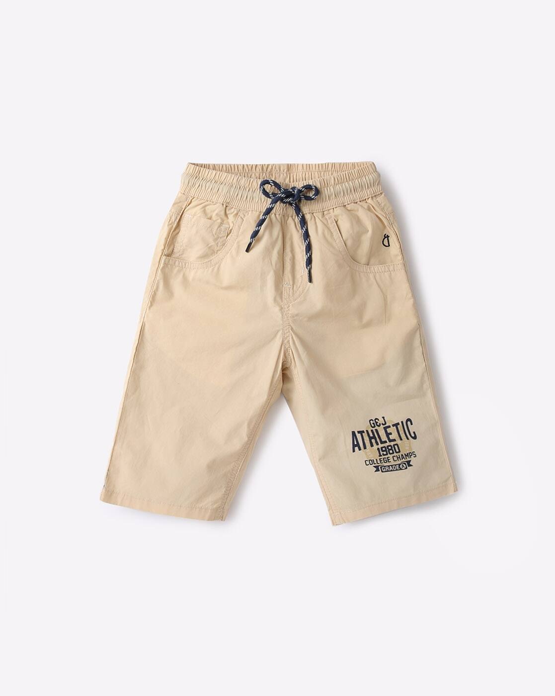 Buy Khaki Shorts \u0026 3/4ths for Boys by 