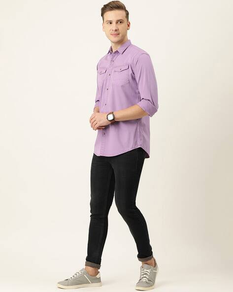 Purple Shirts for Men by iVOC Online 