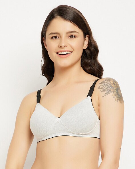 Buy White & Purple Bras for Women by Clovia Online