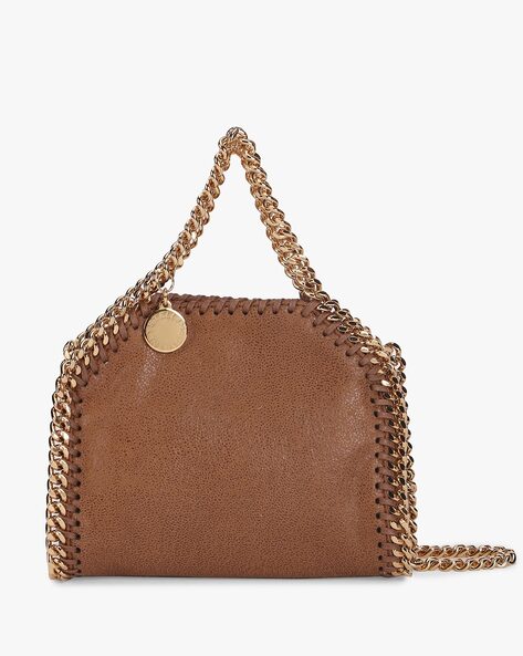 Stella McCartney Chain Beige Shoulder Bag in Brown Womens Bags Shoulder bags 