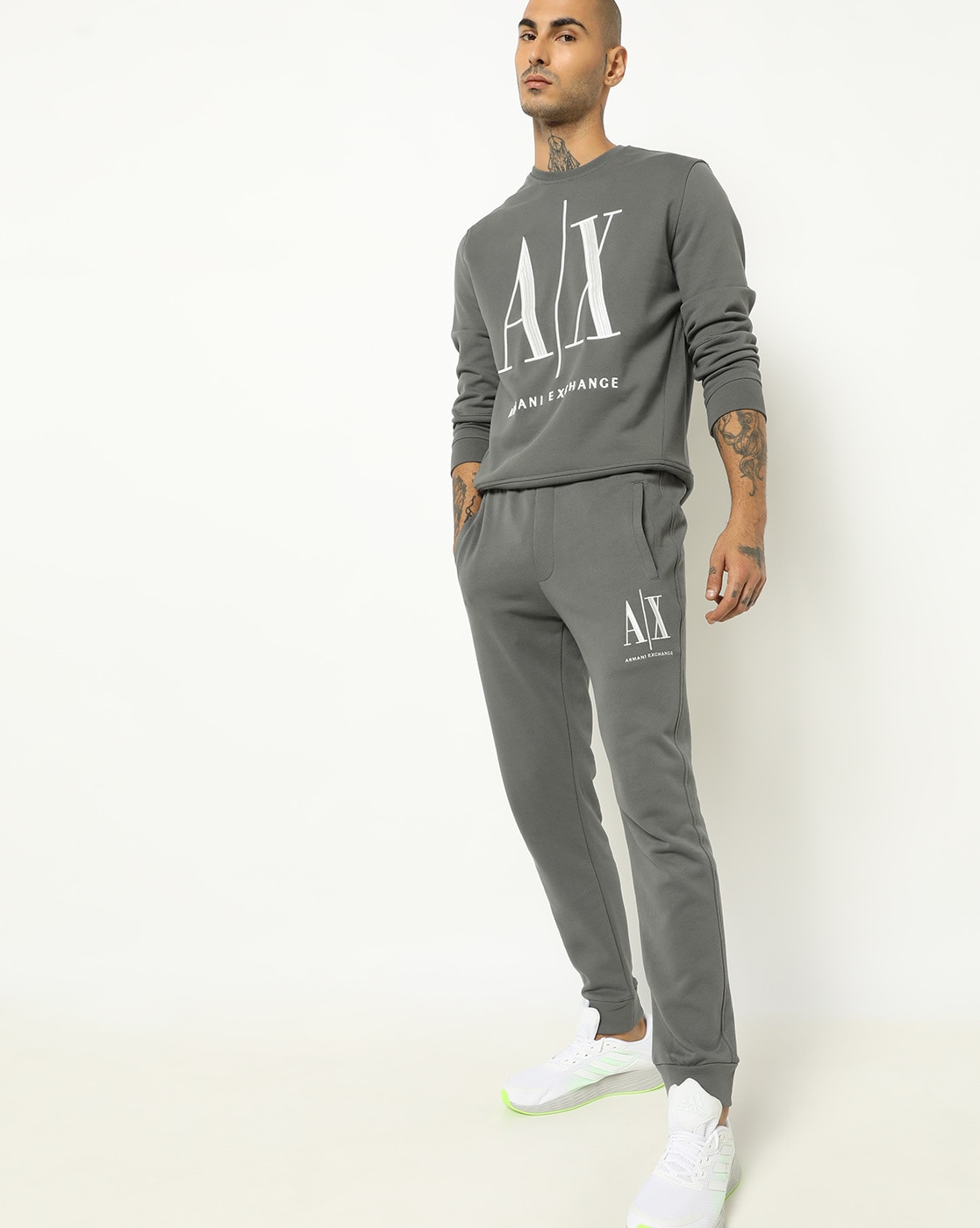 Buy Grey Track Pants for Men by ARMANI EXCHANGE Online 