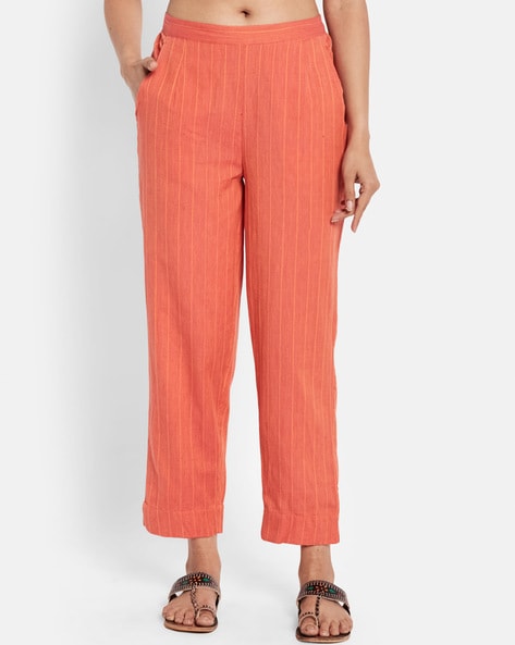 Striped Tapered Pant Price in India